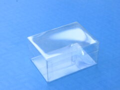 Clear Plastic Box w/lid 3.25"x2.25"x1.5" 34pc